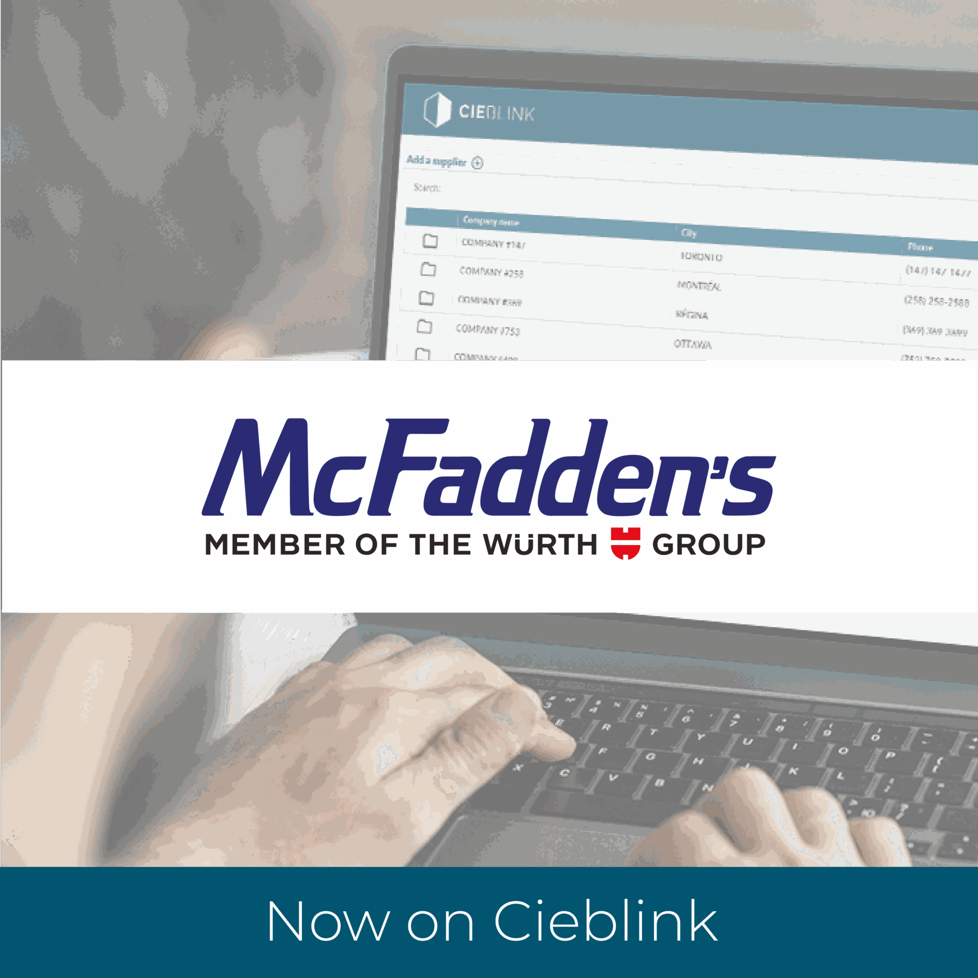 Fier partenaire-11 Cieblink and McFaddens are partnering to transform the cabinetry supply chain